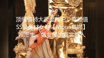 顶级模特大尺度私拍，高颜值SS级身材女神【Mona莫娜】视图集，兔女郎的真实插入